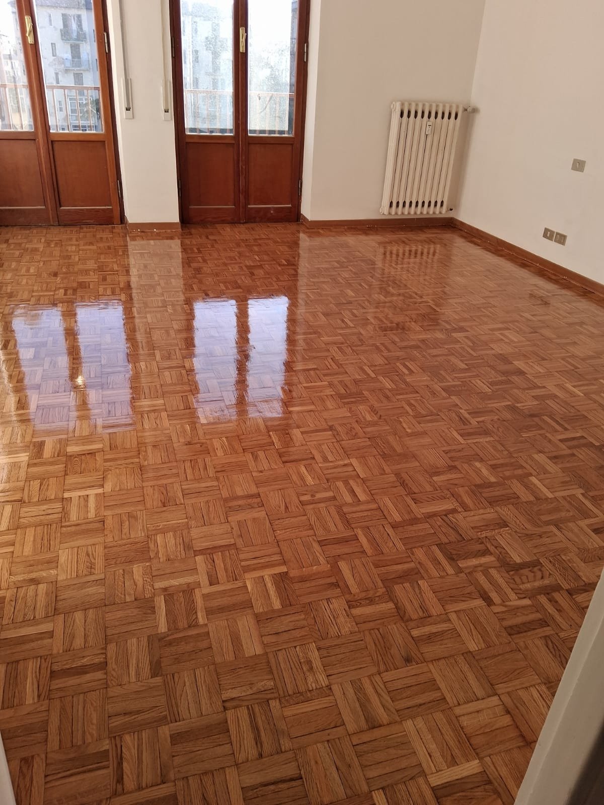 Parquet posato in un ambiente interno